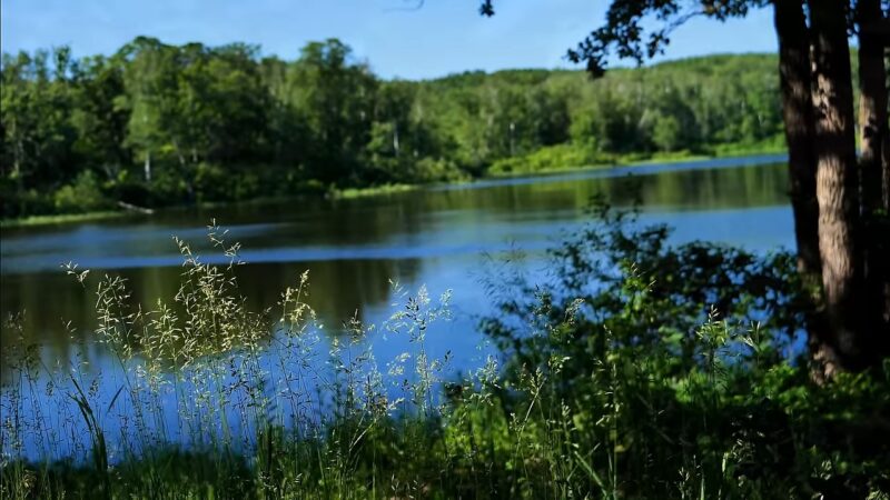 Remote camping is connection with nature