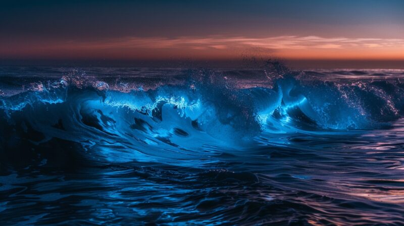 What Are Bioluminescent Waves